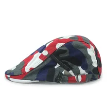 Унисекс камуфляжные модные береты мужские весенние берет хип-хоп крутая шляпа мужская летняя кепка камуфляжная кепка