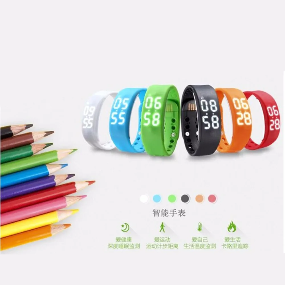 

Smart Band Pedometer Temperature Sleep Monitor Smart Fitness Bracelet Activity Tracker Smart Wristband