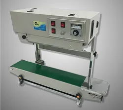 Food Bags continuous sealing machine automatic plastic film packag machine Additional equipment printing date FR-900 Vertical