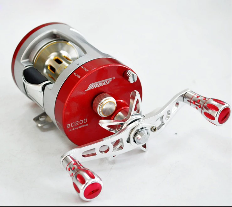 Full Metal reel fishing wheel Aluminum alloy lure fishing wheel Towing