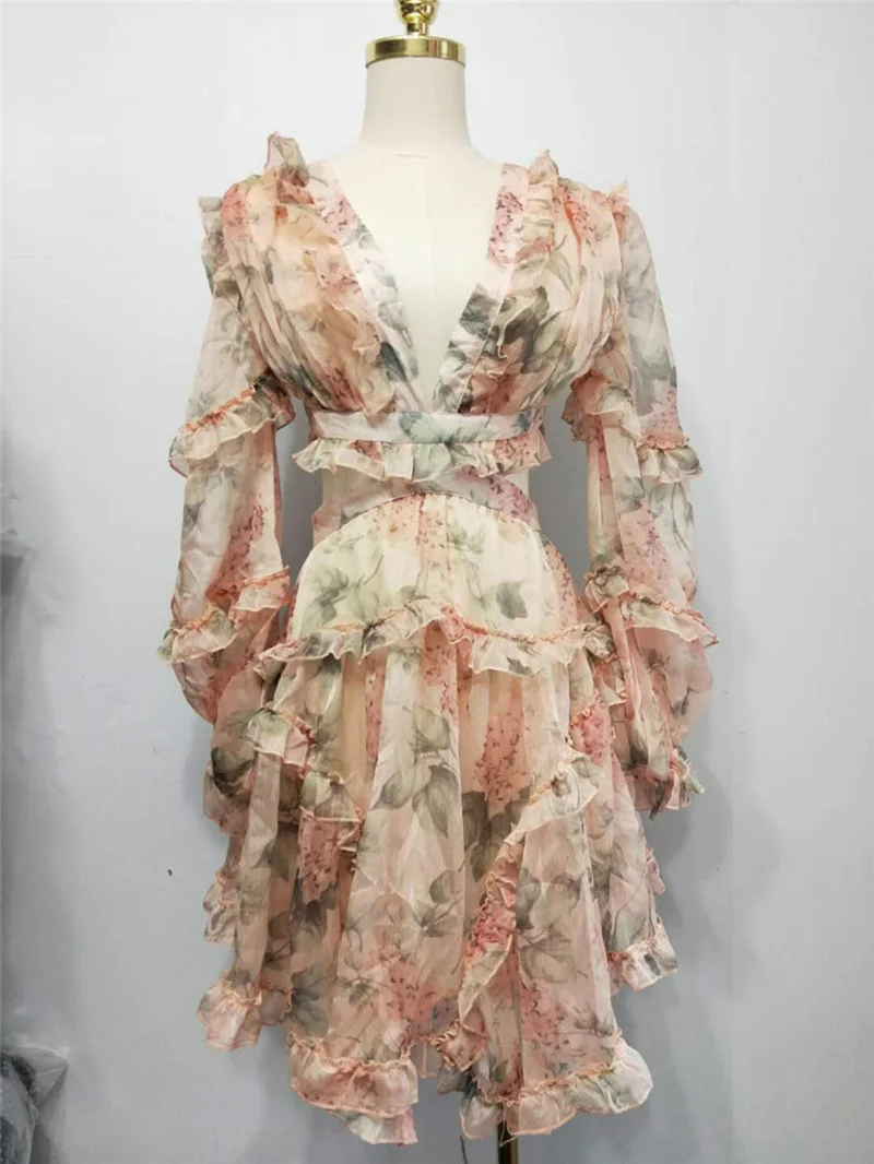 Новое поступление Модная Летняя коллекция Стиль платья в цветах, шифон кружевное с открытой спиной, дизайн со шнуровкой, наряд уличные вечерние платье+ пиджак