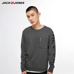 Jack Jones Новый Модный повседневный с круглым вырезом прямой буквенный принт Пуловер Пот мужчины | 218333501