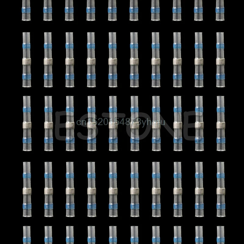 Новые кабельные рукава 50 шт. 16-14AWG водонепроницаемый припой рукав термоусадочные стыковые провода соединитель рукава