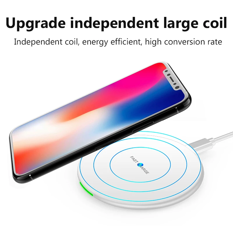 ! ACCEZZ 10 Вт Qi Беспроводное зарядное устройство Универсальный все смартфон для samsung