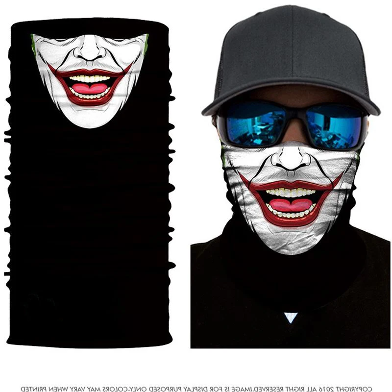 

Funny 3D Motorcycle masks men's Riding sport CS mask sports skiing face windproof dustproof Balaclava Hunting Fishing scarf mask