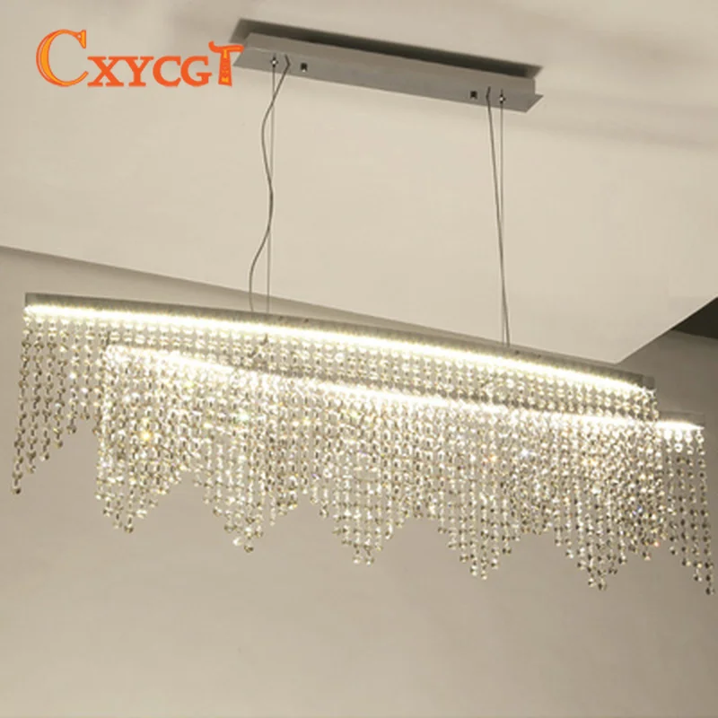 

Italian Postmodern Minimalist Nordic LED Crystal Decorative Light for Kitchen Dining Lighting