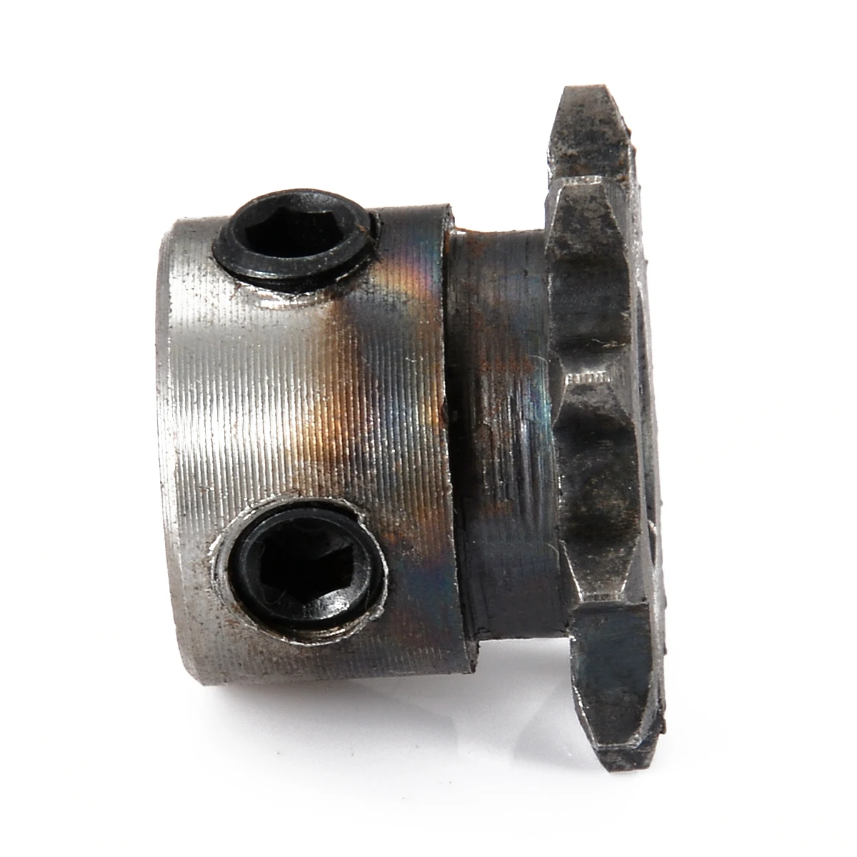 1pc High Hardness 8mm Bore 10 Teeth 10T Metal Pilot Motor Gear Roller Chain Drive Sprocket 15x25mm