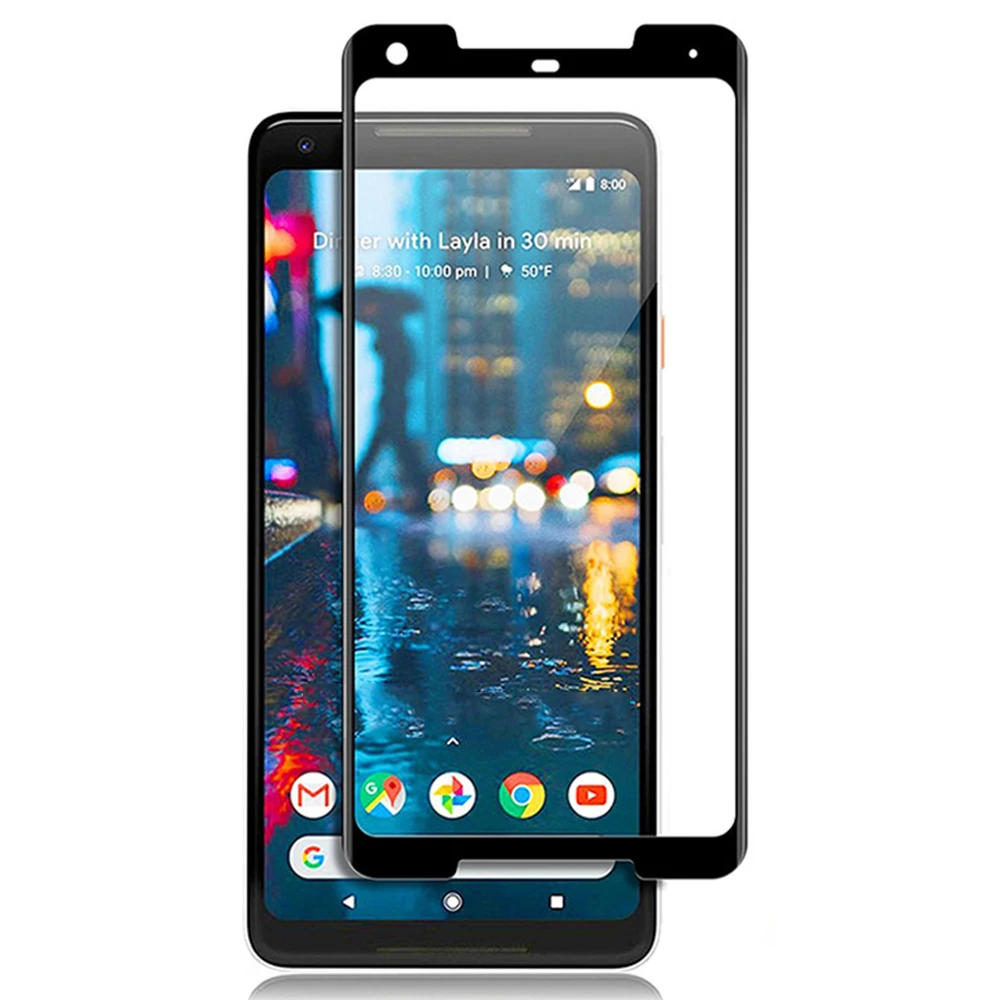 Для Google Pixel 2 защита экрана размера XL для Google Pixel 2 2XL защита из закаленного стекла полное покрытие защитная пленка, стекло