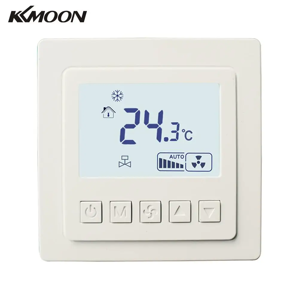 Heating Thermostat Central Air Conditioning Switch Intelligent LED
