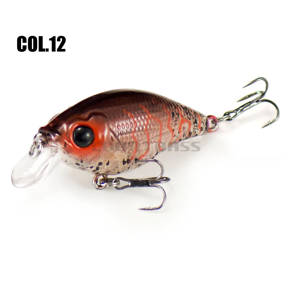46mm 6.8g Countbass Floating Chatterbait Wobbler Lures for Fishing, Crank Bait Hard Plastic Lures for Salmon Trout Bass Pike-4