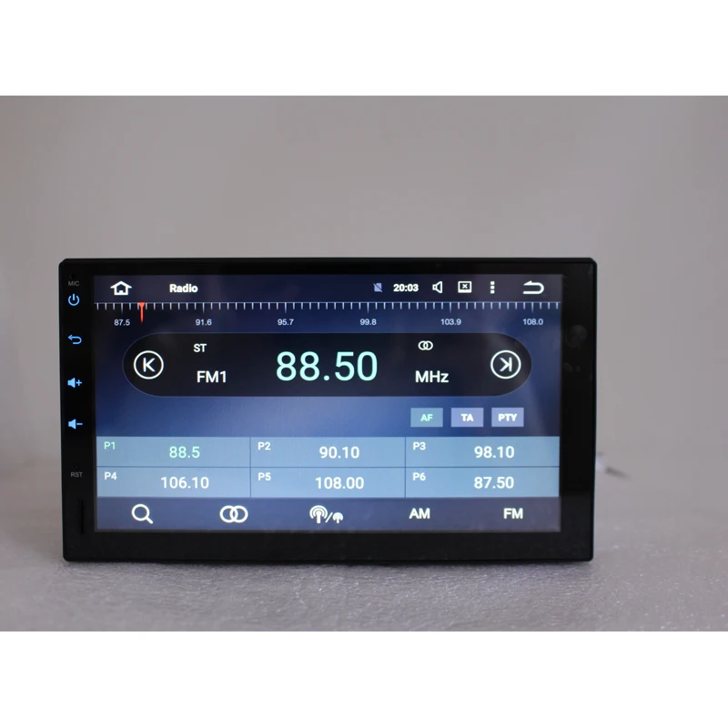 Perfect Aoluoya Android 7.1 2 DIN CAR DVD PLAYER For Universal Nissan Tiida Qashqai Hyundai Accent Verna Tunson Elantra  XG300 PALADIN 3