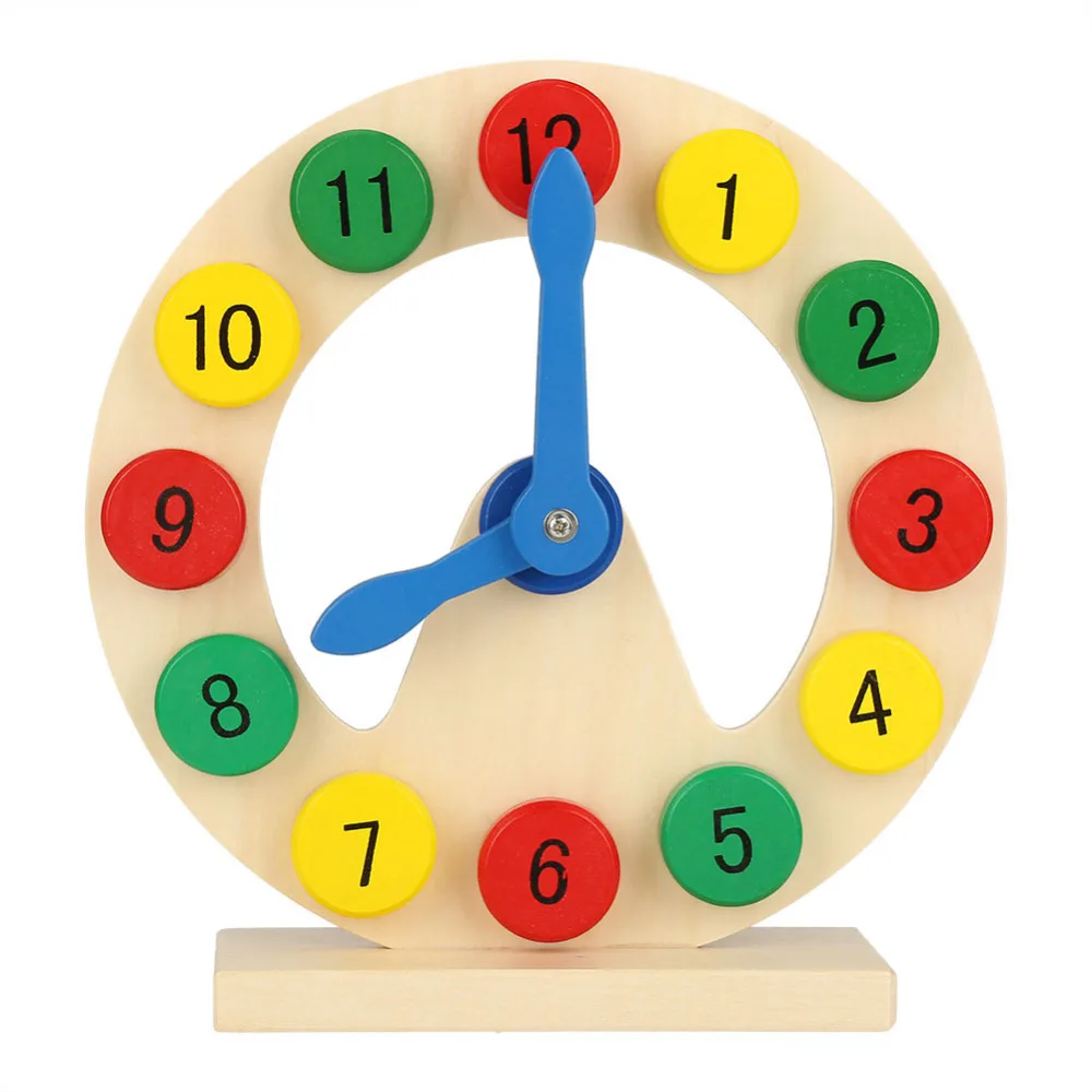 Детский деревянный Монтессори Цифровой Будильник Календарь познание дерево раннее развитие детство Интеллект игрушка календарь часы