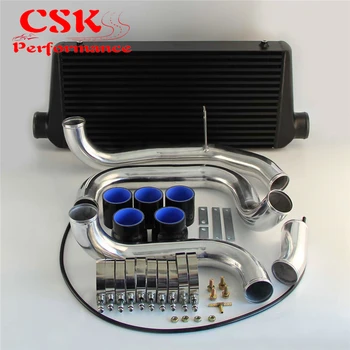 

Fit For Nissan Skyline R32 R33 R34 GTST RB20 RB25DET 93-98 FMIC Intercooler w/ Pipe Piping Kit Blue / Black /Red