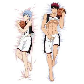 

Japan Anime The Basketball Which Kuroko Plays Kuroko Tetsuya Otaku Dakimakura Gifts Bedding Hugging Body Pillow Case 150x50 CM