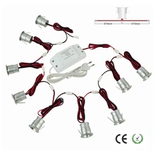 1 Вт Светодиодный Мини Точечный светильник 25 мм вырезанный DIY освещение в помещении 60D/120D прожектор с AC85-277V входом Диммируемый Светильник 18 шт./2 комплекта