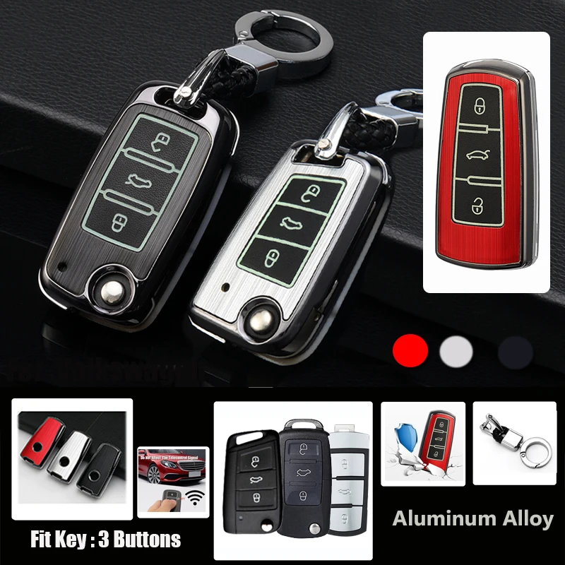 Hot Selling Aluminium Alloy Car Auto Key Cover Case For Remote Control