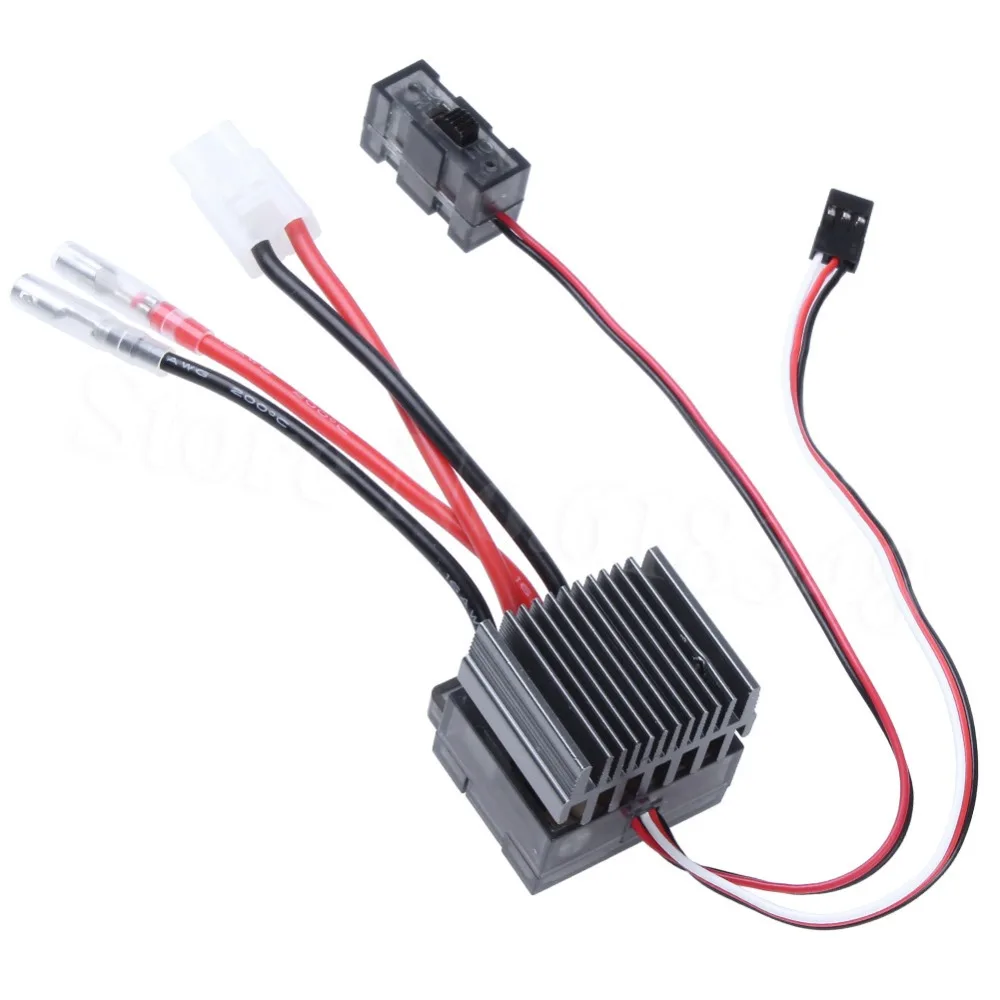 

High Voltage 320A BRUSHED ESC Brush Speed Controller with Reverse Brake RC HSP 1/10 Car Fit Himoto Redcat Racing