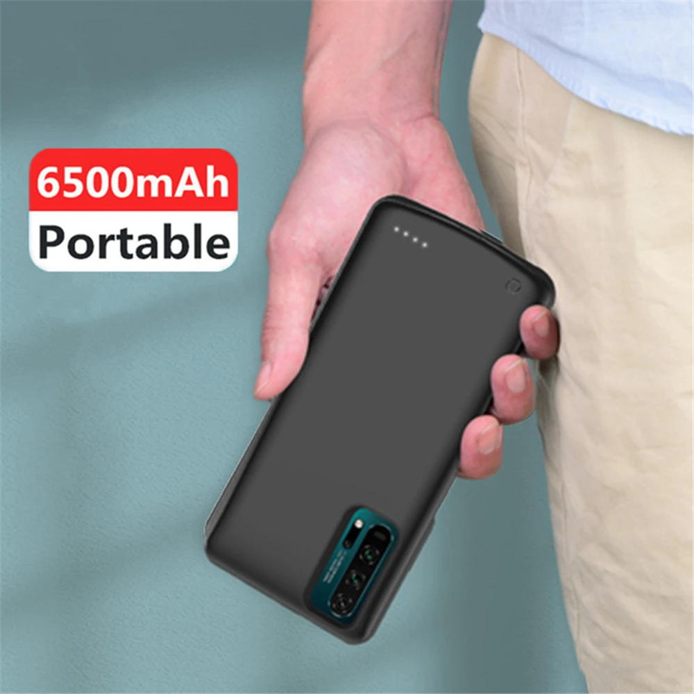 6500mAh External Battery Charger Cases For Huawei Honor 20 Pro Battery Case Portable Power Bank Charging Cover For Honor 20 Case