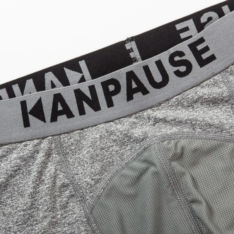 Новое поступление KANPAUSE для мужчин's беговые фитнес-шорты сжатия колготки для новорождённых спортивные короткие Спортивная