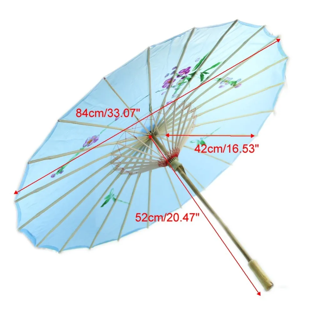 Японский китайский зонтик Арт Деко окрашенные Зонты