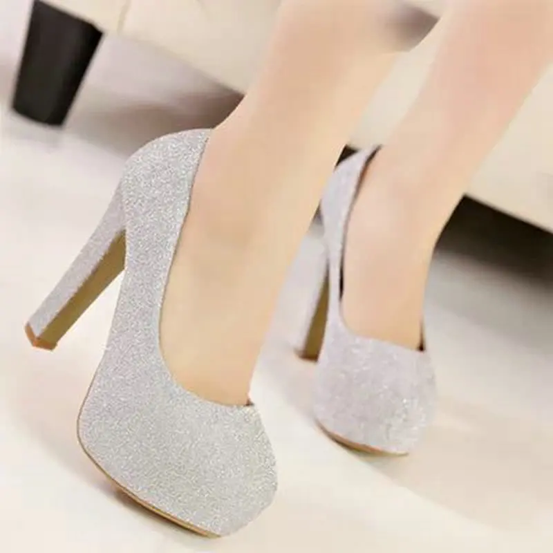 

Size 34-39 2019 New Fashion Brand Women Pumps Autumn Sexy Europe Shoes Woman Platform 11cm High Heels Office Ladies Footwear