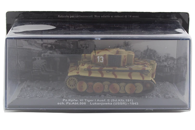 

IXO 1/72 Germany Pz.Kpfw.VI, Tiger, I, Ausf.E tank model Alloy collection model Holiday gift
