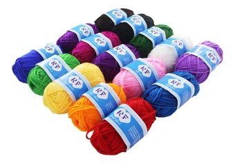 

mylb 250g/lot 10 Balls Soft Silk Fiber Wool Yarns For Student DIY Children handmade MakeDoll hair free shipping