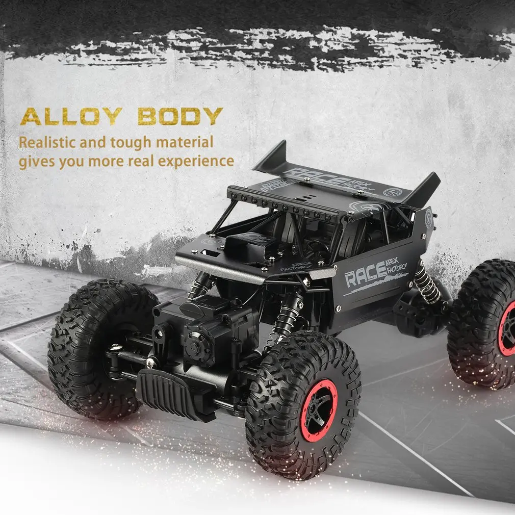1/18 2.4G 4WD Remote Control RC Car Alloy Off Road 35km/h RC Climbing Car Rock Crawler Clamber Vehicle Kids Toys
