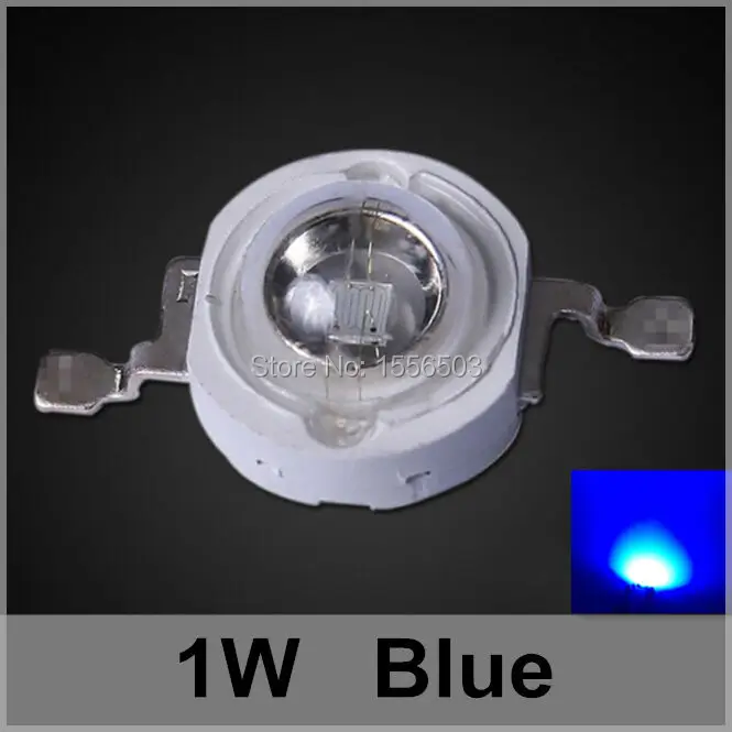 

50 Pcs/lot LED Chip Beads 1W Blue High Power LEDs Balls Grow Light Source LED Lamp Emitting Blue Diode