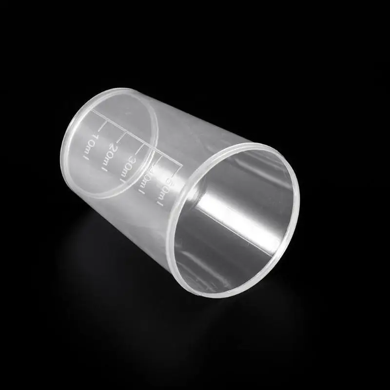 1 шт прозрачный одноразовый пластиковый мерный стакан градуированный мерный стакан кухонные измерительные инструменты гаджет 30 мл/50 мл мерный стакан
