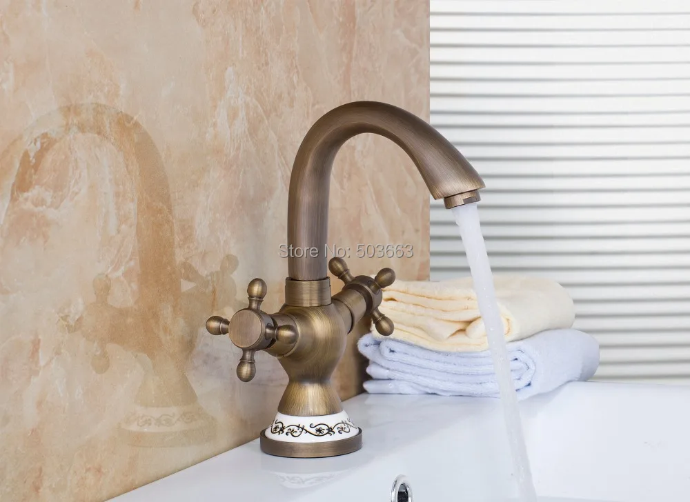 Online Buy Wholesale unique kitchen sinks from China unique ... 8661A Unique Design Waterfall Kitchen Swivel Basin Sink Deck Mounted  Antique Brass Ceramic Tap Mixer Faucet