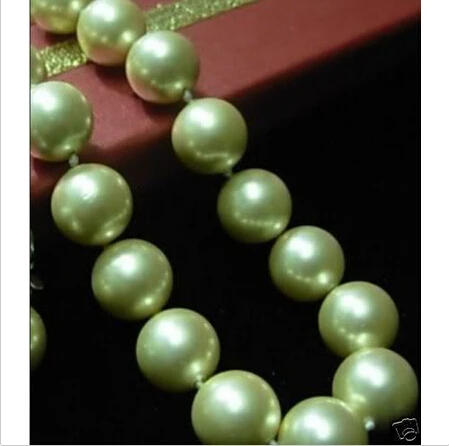 

10mm White South Sea Shell Pearl Necklace AAA Grade,^^^@^Noble style Natural Fine jewe FREE SHIPPING