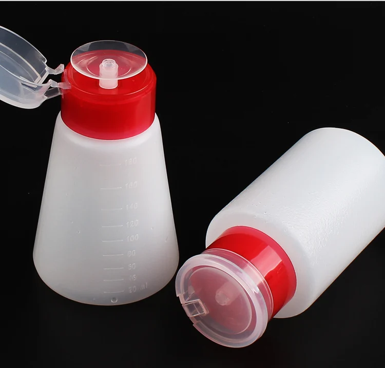 

180ML Alcohol plastic soldering flux Bottle fit for medical & industry Pumping Dispenser Cleaner Bottle container