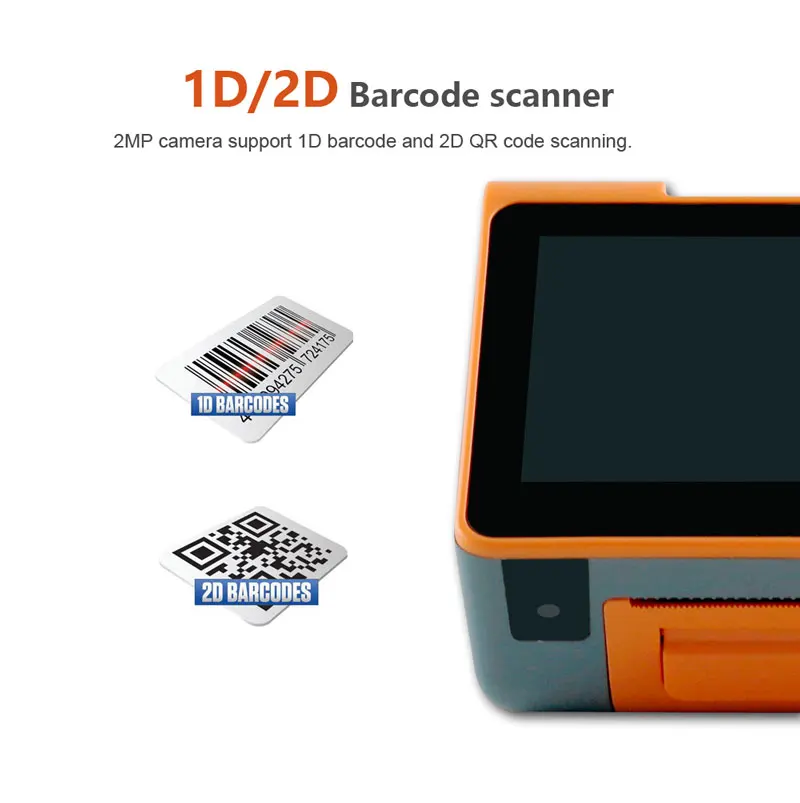 Smart Android device NFC POS payment terminal support receipt printer for inventory management and warehouse management