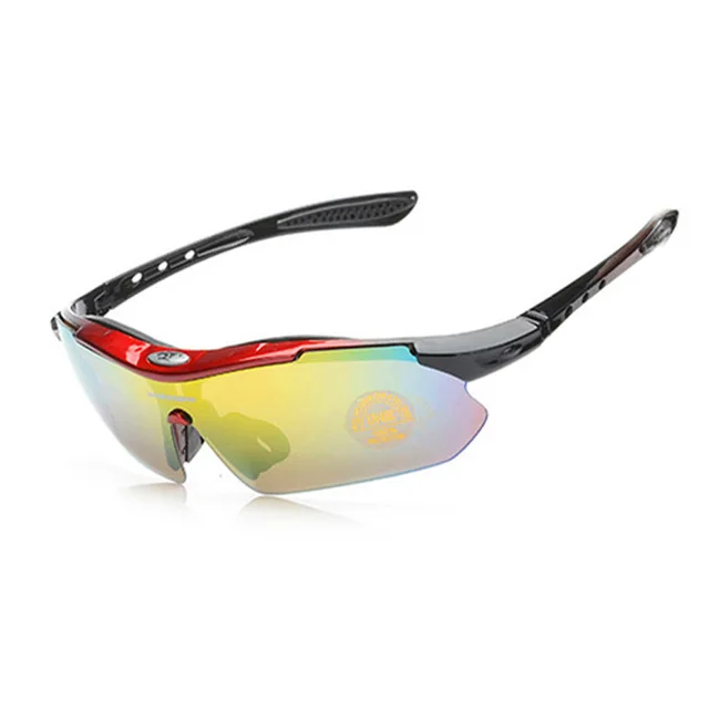 5Pcs Lenses Flip Sports Sunglasses Night Vision Glass Biking MTB Road UV400