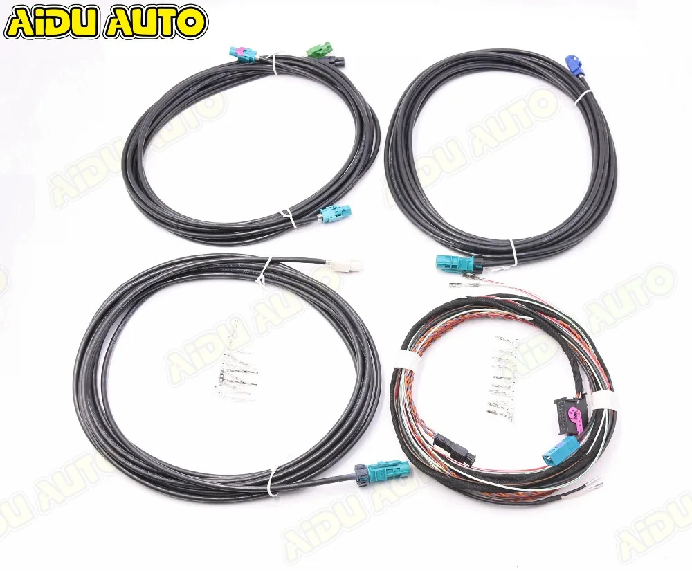 

AIDUAUTO USE FOR VW Skoda Seat Original TIGUAN PASSAT B8 360 Environment Rear Viewer Camera Harness cable wire