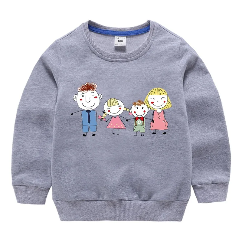 

Spring and Autumn 2019 New Children's Wear Long Sleeve T-Shirt for Boys Baby Wear Girls Wear 2-8 Years Old