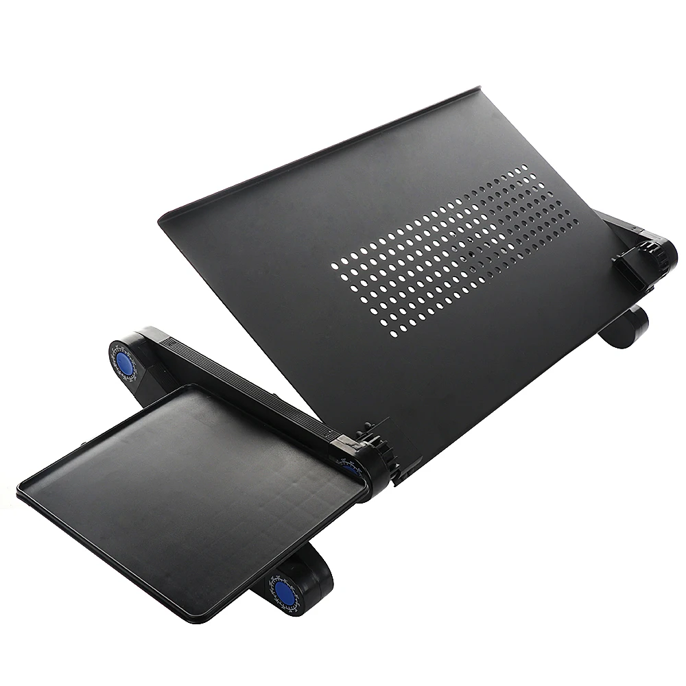  Computer Desks Portable Adjustable Foldable Laptop Notebook Lap PC Folding Desk Table Vented Stand 