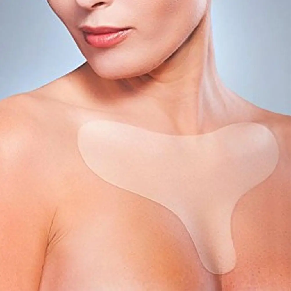 

1 PC Anti Wrinkle Chest Pad Silicone Chest Wrinkles Remover Pads Neck Skin Lift Anti Aging Treatment Silicone Pad Drop Ship New
