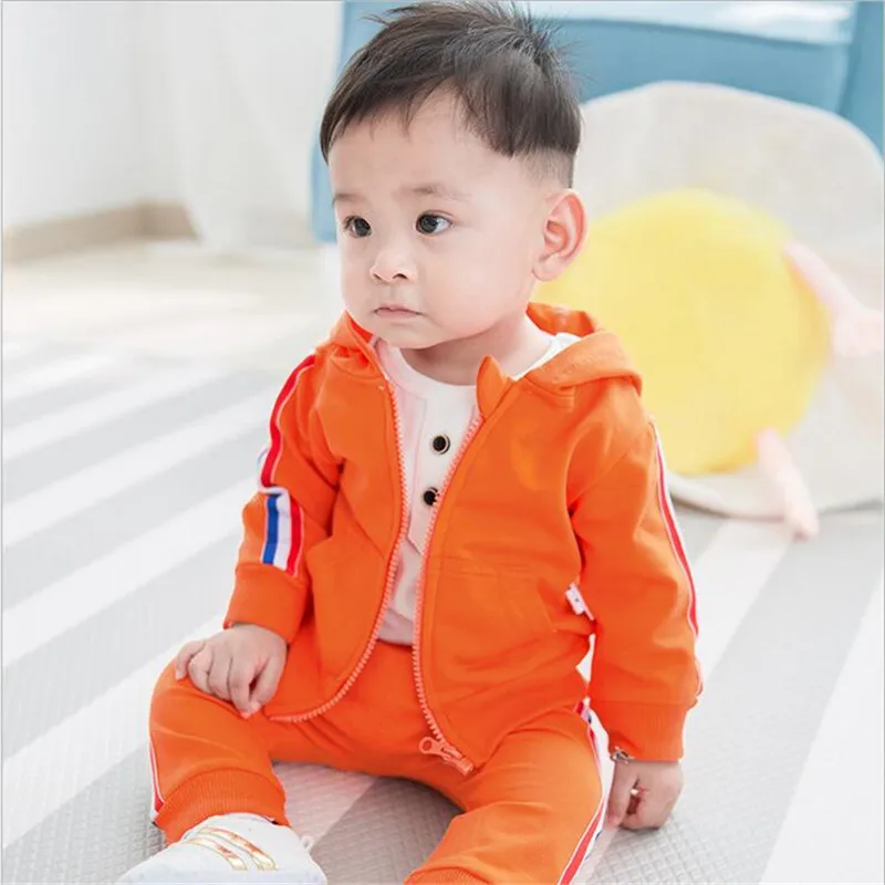 2018 Spring Autumn Kids Clothes Newborn Baby Boys Hoodied Coats Jacket