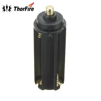 

Black Cylinder Plastic 3 x AAA Battery Holder Case Box 18650 Batteries Portable Lighting Accessories For LED Flashlight Torches
