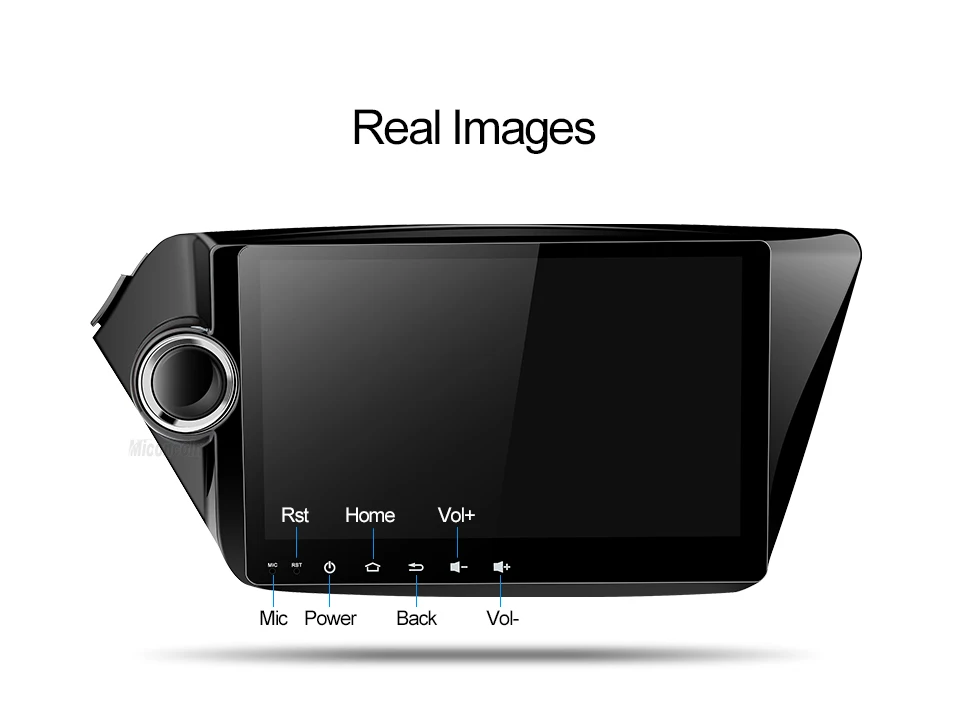 Top Octa core android 8.1 car dvd gps navigation 9 inch for Kia k2 RIO 2010 2011 2012 car video player gps car multimedia player 15