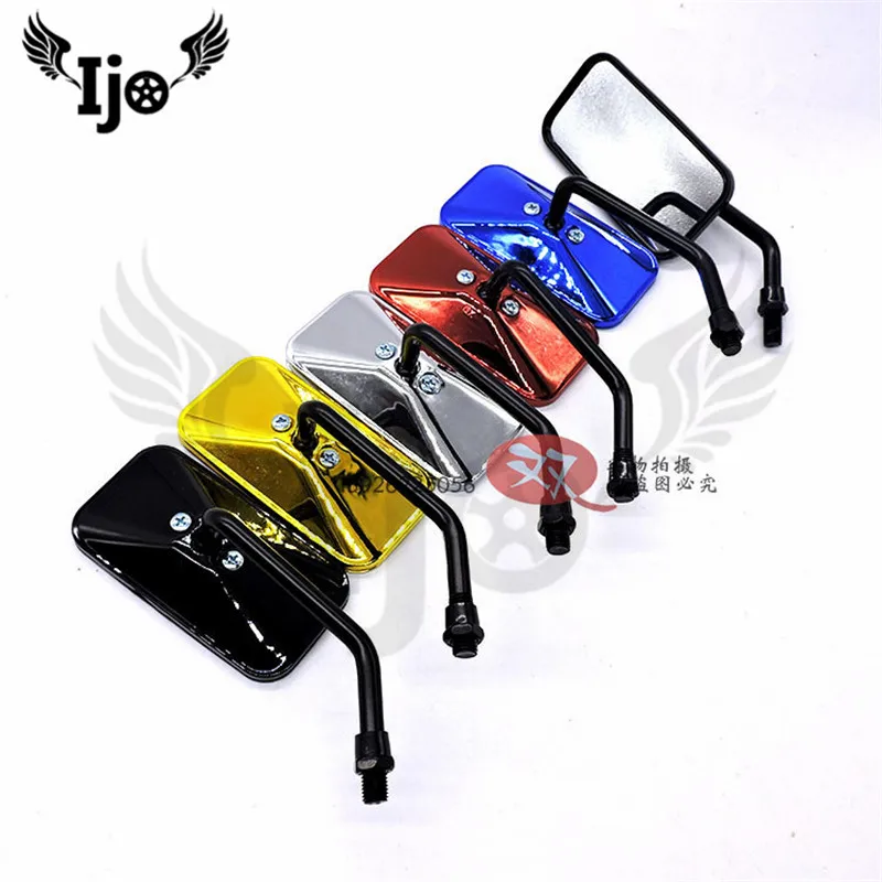 

rectangle moto accessories motorcycle rearview mirror universal motorbike side mirror for honda suzuki yamaha scooter mirrors