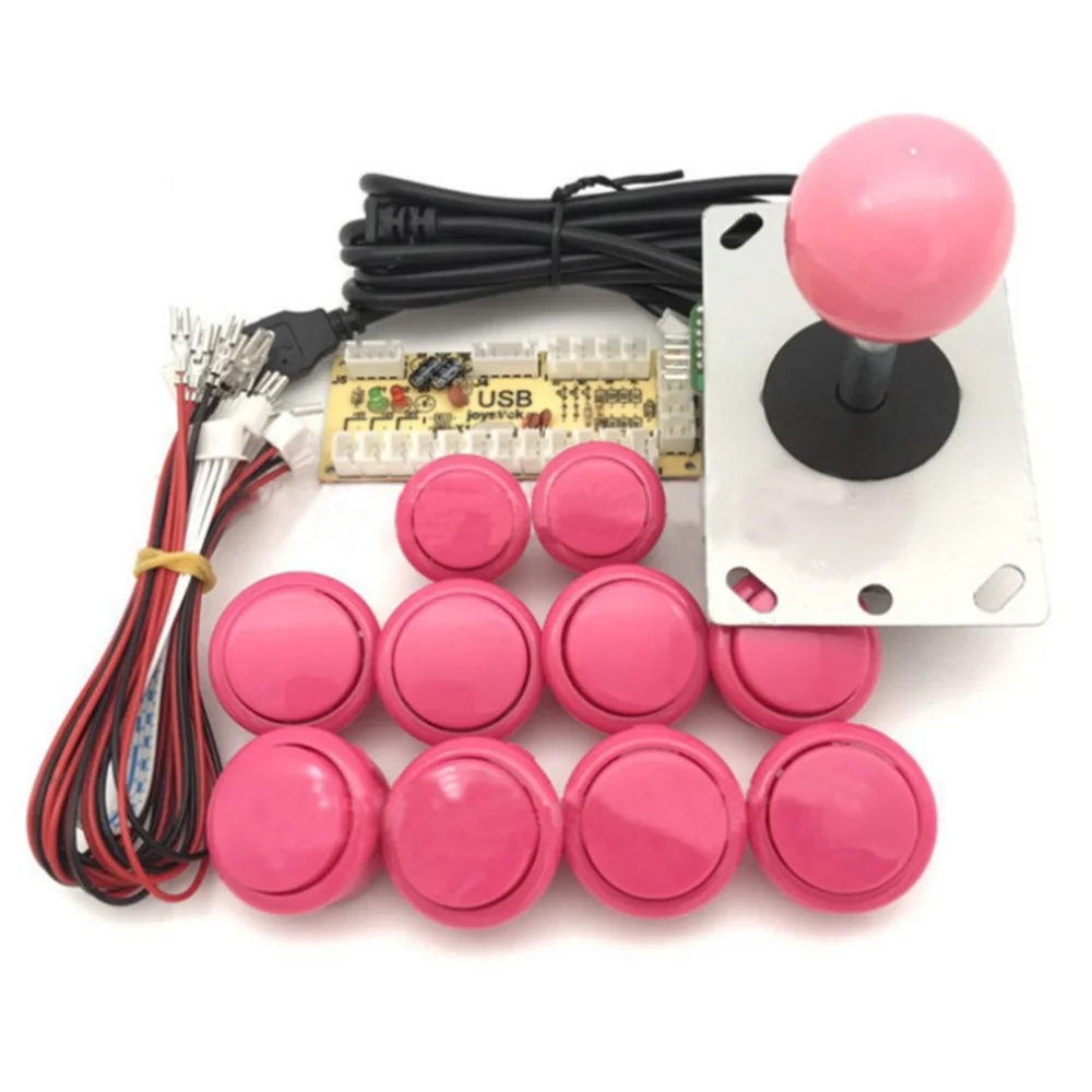 Аркадный джойстик переключатель DIY Kit Нулевая задержка игровой usb-датчик для ПК Джойстик Sanwa для аркадных игр+ sunway кнопка для Аркады MAME