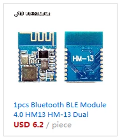 1 шт. AT-09, Android IOS BLE 4,0 модуль Bluetooth для arduino CC2540 CC2541 Серийный беспроводной модуль, совместимый HM-10