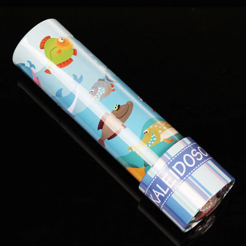 Cartoon Animals Metal appearance Rotating Kaleidoscopes Colorful World Preschool Toys Best Kids Gifts Style Random PIN