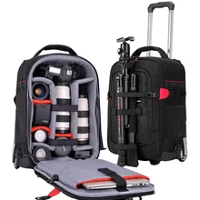 Новая удобная фотография Скалка багажа Spinner цифровой плеча чемодан для мужчин камера тележка для каюты Высокое качество Дорожная сумка