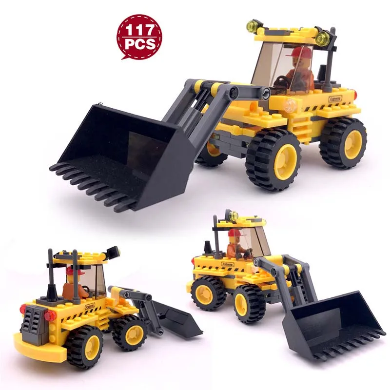 Engineering Building Blocks Compatible Legoing City Truck Excavator Bulldozer Vehicle Construction Toys For Children Engineering Building Blocks Compatible Legoing City Truck Excavator Bulldozer Vehicle Construction Toys For Children