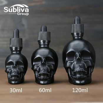 

30/60/120ml Scrub skull bitter bottle of bitter medicine dropper Liquor Pourer Bar Tool Bartender Decanter Cocktail Barware