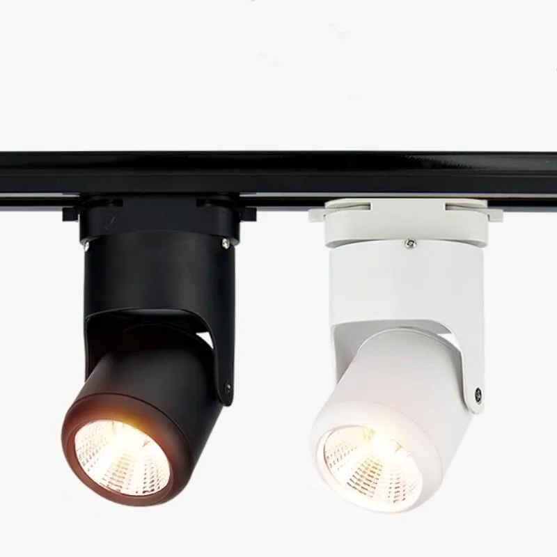 

LED Track Light 12W 20W AC85-265V Clothing Shop Windows Showrooms Exhibition Spotlight COB LED Ceiling Rail Lamp